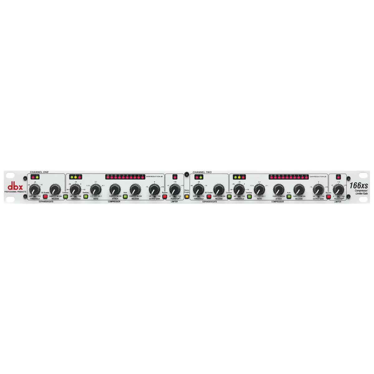 美品◎dbx コンプレッサー リミッターゲート DBX 166XS 1Uラック② DBX 166XS 2-канальный компрессор / лимитер / гейт купить в Москве